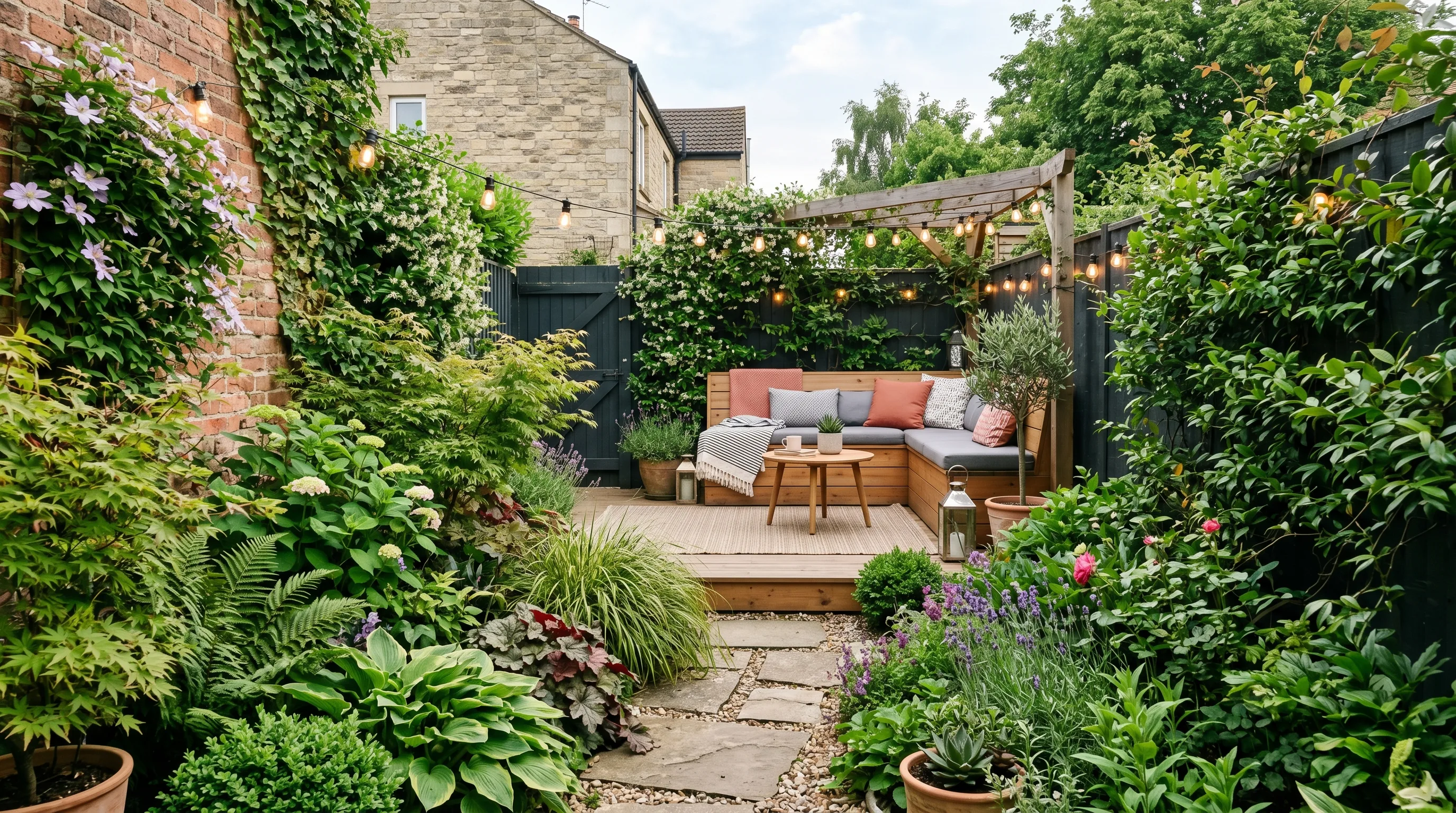 Small Backyard With One Clear Focal Area